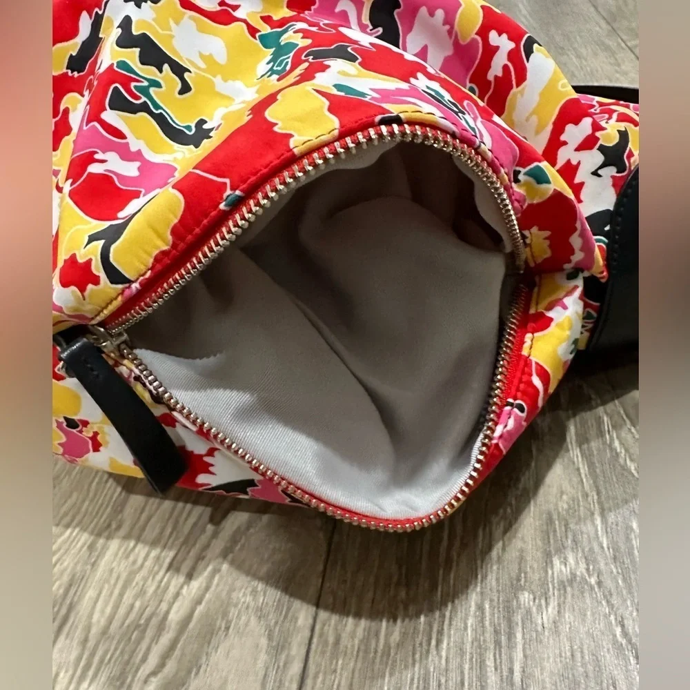 🌸💐Le Tennaur Colorful Bouquet Print Hobo Purse -🌸💐